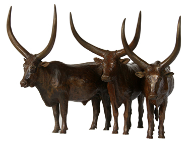 Ankole bronze sculptures